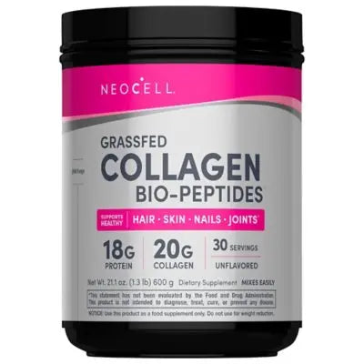 NeoCell Super Collagen Peptides, Unflavored Powder, Collagen Type 1 & 3 21.2 oz.