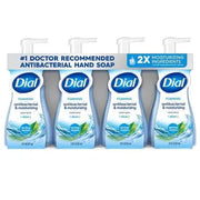 Dial Antibacterial Foaming Hand Soap, Spring Water, 7.5 fl. oz., 4 pk.