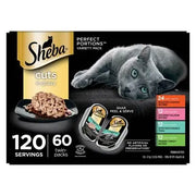 Sheba Perfect Portions Nassfutter für Katzen Multipack, 60 Stück, 73,7 g