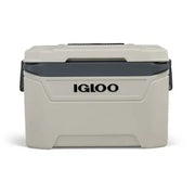 Igloo Bone White and Gray 60-Quart Sunset Roller Cooler