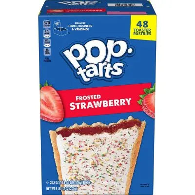 Pop-Tarts Frosted Strawberry, 48 ct.