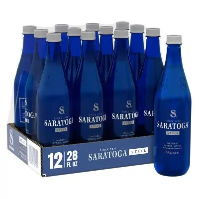 Saratoga Quellwasser, 828 ml, 12er-Pack