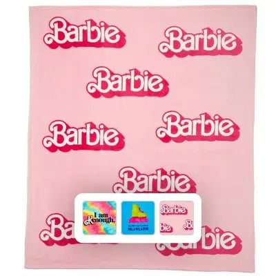 Barbie 60"x70" Fleece Throw, Assorted Designs
