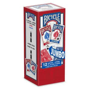 Bicycle Jumbo Faces Spielkarten – 12er-Pack