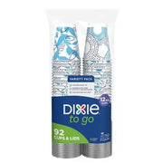 DixieÂ® To Go 12 oz. Paper Cup with Leak-Resistant Lid, 92 ct.