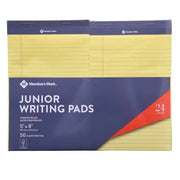 Member's Mark Jr Writing Pad - Perforated Canary 24-Pack