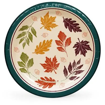 Member's Mark Fall Dinner Paper Plates 10", 85 ct.