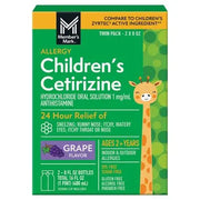 Member's Mark Cetirizinhydrochlorid Kinder-Allergielösung für den ganzen Tag, Traubengeschmack, 237 ml, 2er-Pack