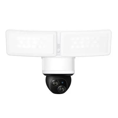 eufy E340 Wired Outdoor 3K Pan-Tilt Floodlight with Dual Cameras