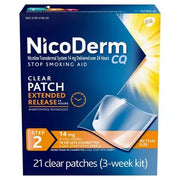 NicoDerm CQ Nicotine Patches, Step 2, 21 ct.