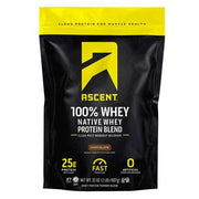 Ascent Native Whey Protein, Chocolate, 2 lbs.