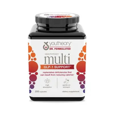 Youtheory High Potency Multi GLP-1 Support Capsules, 200 ct.