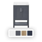 OVE Decors Vegas 24" W x 19" D Freestanding Bathroom Vanity With Sink