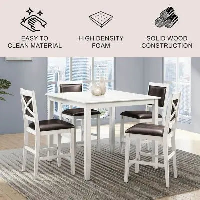 Rory 5-Piece Counter Height Dining Set