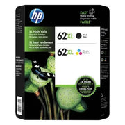 HP 62XL Tintenpatrone Hohe Reichweite, Kombipack, 2 Stück
