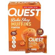 مافن Quest Bake Shop ببروتين 10 جم، يقطين، 2.01 أوقية، 10 عبوات.
