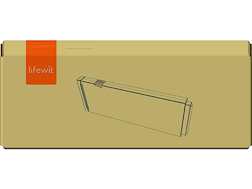 Lifewit 5 Pack Drawer Dividers 4" High, 11-17" Adjustable Dresser Drawer Organizers for Clothes, Expandable Dresser Separators in Bedroom/Bathroom/Kitchen/Vanity/Office Organization and Storage, White