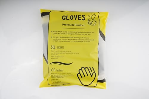 Haiou PVC Chemical Resistant, Long Rubber, Heavy Duty Waterproof Gloves for Chemical and Acid Work, 25 inches, Large-(Blue)
