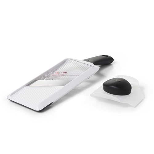 OXO Good Grips Handheld Mandoline Slicer for Kitchen, Adjustable Vegetable Slicer