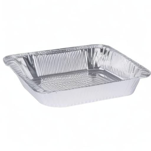GUSTO [30 Count 9x13 Inch Aluminum Pans, Half Size Deep Steam Foil Pans - Table Pans for Baking, Cooking, Heating, Storing and Food Prepping - (Formerly Comfy Package)