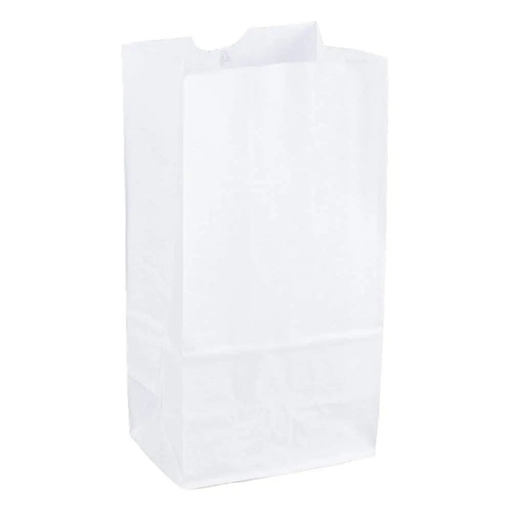 Perfect Stix 2lb White Kraft Paper Bags- Pack of 100ct