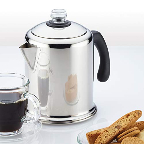 Farberware Classic Yosemite Stainless Steel Coffee Percolator - 8 Cup, Silver