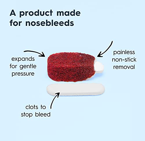Nampons for Nosebleeds - 12 Nasal Plugs with Clotting Agent to Stop Nosebleeds Fast. Trusted by Doctors, Nurses and First Responders. Safe and Effective for Children, Adults, and Seniors