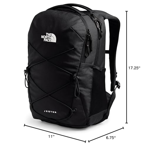 THE NORTH FACE Women's Jester Everyday Laptop Backpack | Commuter Travel Bag with Laptop Sleeve, Water-Repellent Finish, Spacious Compartment, TNF Black-NPF, One Size