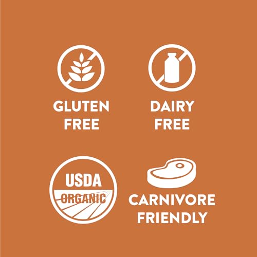Fatworks Organic Grass-Fed Beef Tallow, Certified Organic Non-Gmo Pasture-Raised Beef Tallow, sourced from several small family ranchers, KETO friendly, exclusive to Fatworks, 14 oz.