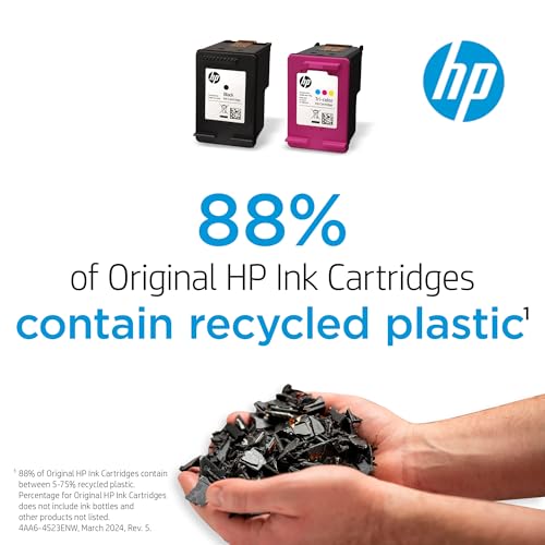 HP 64 Black Ink Cartridge for HP Printers | Works with Printer Series: ENVY Inspire 7950e; ENVY Photo 6200, 7100, 7800; Tango | Eligible for Instant Ink | N9J90AN