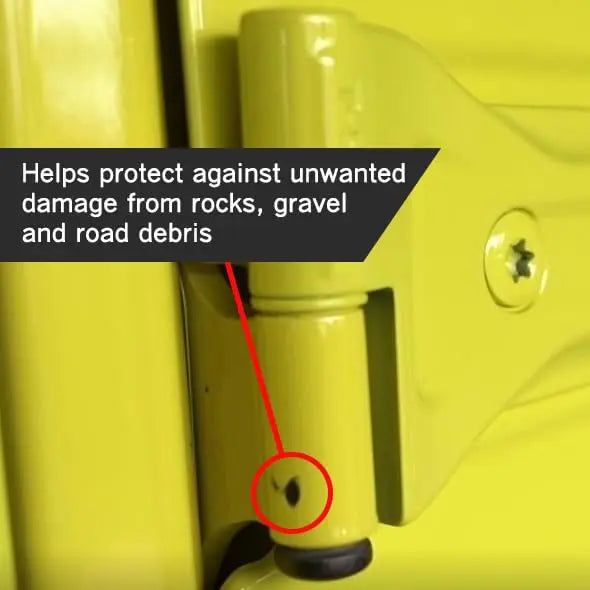Rock Stopperz Door Hinge Protection Kit - Compatible with Jeep Wrangler JL/JLU/Gladiator - 2 or 4 Door (2019 - Current. Coverage for 5 Doors Total)