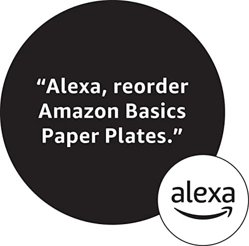 Basics Ultra Paper Plates, 6.87 Inch, Disposable, 600 Count (2 Pack of 300) (Previously Encore)
