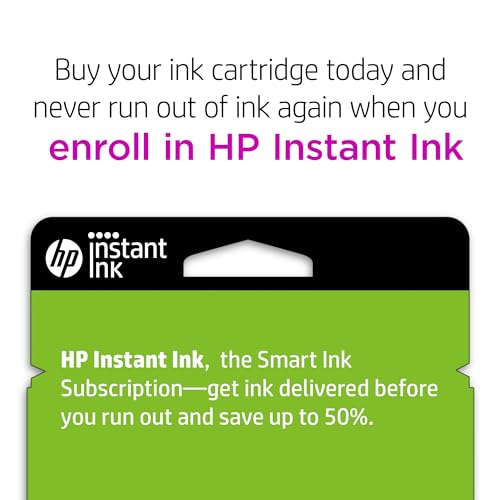 HP 67XL Black High-yield Ink Cartridge for HP Printers | Works with Printer Series: DeskJet 1255, 2700, 4100, ENVY 6000, 6400 Series | Eligible for Instant Ink | 3YM57AN