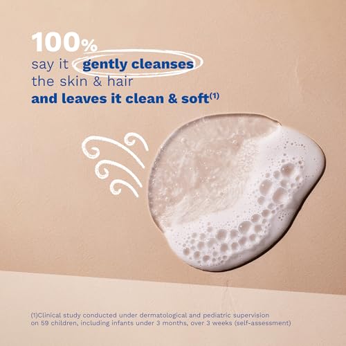Mustela Baby Gentle Cleansing Gel - Baby Hair & Body Wash - with Natural Avocado fortified with Vitamin B5 - Biodegradable Formula & Tear-Free â€“ 16.90 fl. oz. (Pack of 1)