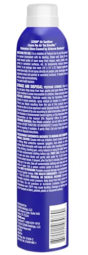 Ozium 8 Oz. Air Sanitizer & Odor Eliminator for Homes, Cars, Offices and More, Original Scent, Pack of 2