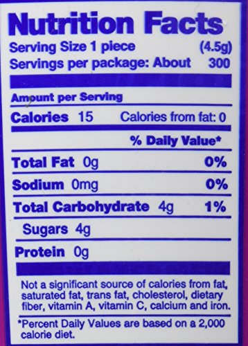 Tootsie Roll Dubble Bubble Gum - 300 Count Resealable Tub of Individually Wrapped Fruit and Bubble Gum - Original, Watermelon, Apple and Grape Flavors - Peanut and Gluten Free, 47.6 Ounce