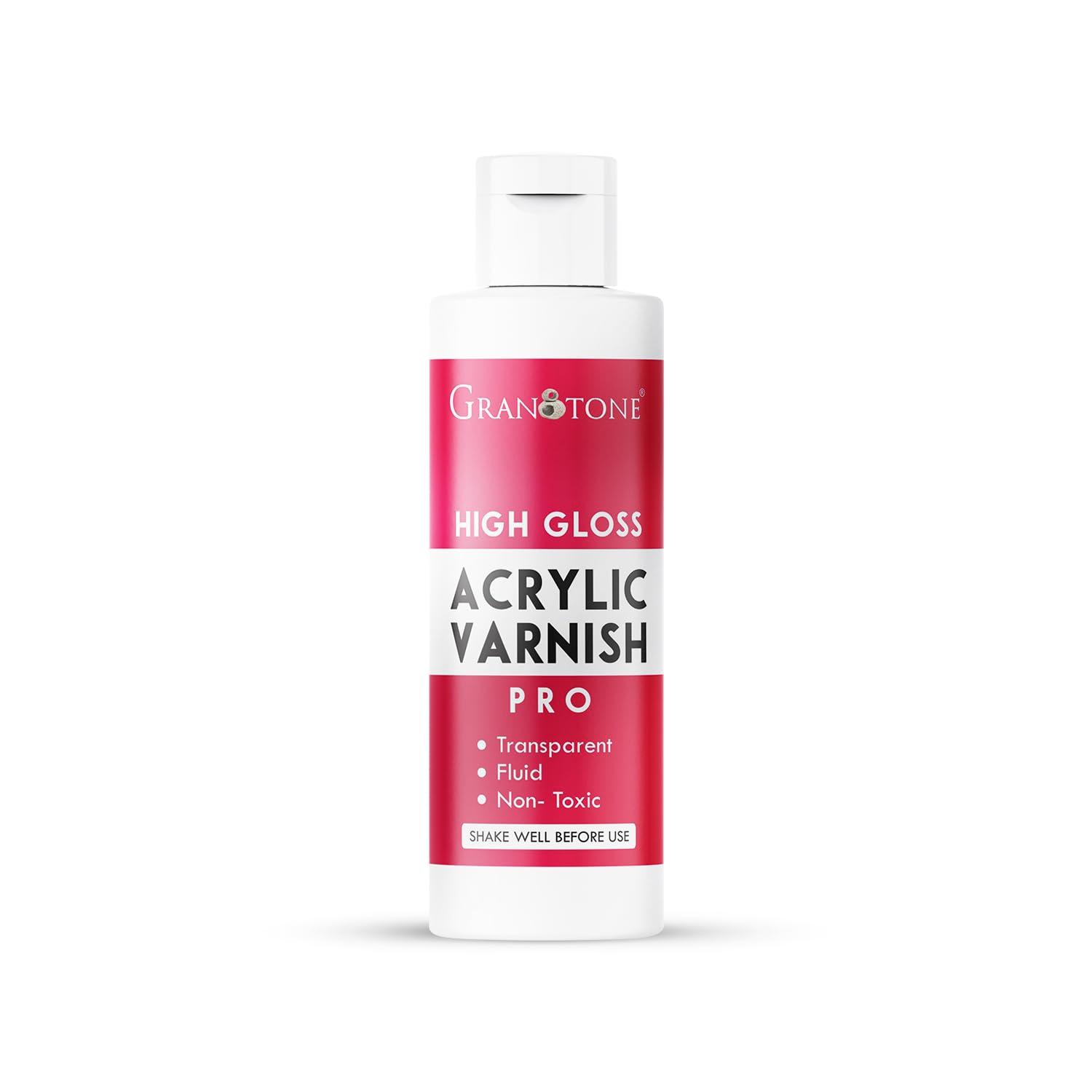 GRANOTONE Acryl-Künstlerlack | Hochglanz-Finish | Vergilbungsfrei | Ungiftig | Anti-Rissbildung | für Profi-Künstler, Hobby-Maler & Kinder | Hergestellt in Indien | 100 ML (3.38 fl oz)