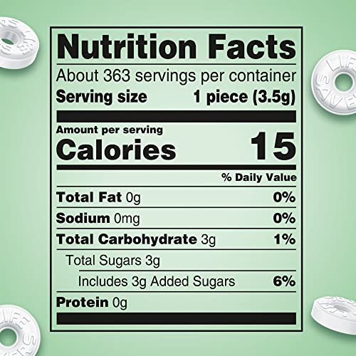 LIFE SAVERS Mints, Bulk Hard Candy Wint-O-Green Breath Mints, 44.93 oz Party Size