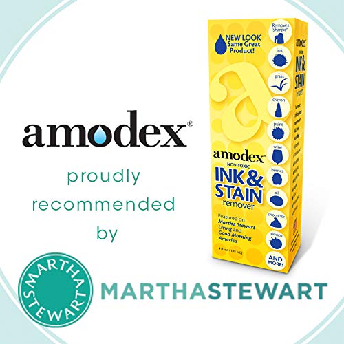 Amodex Products Inc 104 Liquid Ink & Stain Remover 4oz, Fresh and Clean