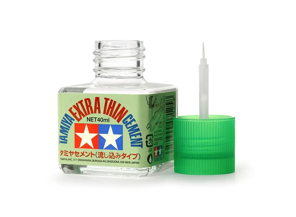 Tamiya 87038 Extra Thin Cement Glue Fine Tip 40ml
