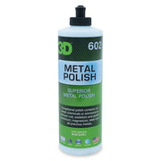 3D Metal Polish - Heavy Duty Car Metal Polish for Aluminum, Chrome, Brass, Copper, Silver - Removes Oxidation, Tarnish & Stains - 16oz - Made in USA