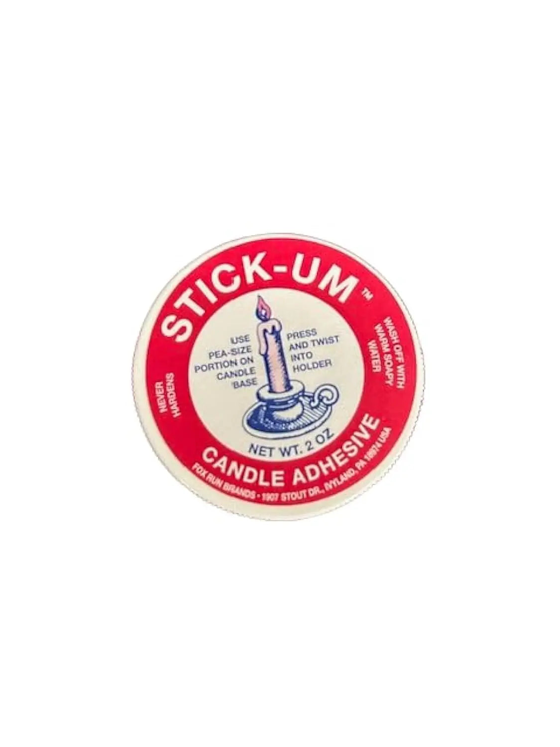 Fox Run Stick-Um Candle Adhesive, 2 Ounces