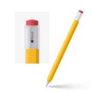 ELETIUO Silicone Case Compatible with Apple Pencil 2nd Generaion Cover,Protective Holder Grip Sleeve with Cap Accessories Compatible with iPad Pro 11 12.9 inch,Yellow