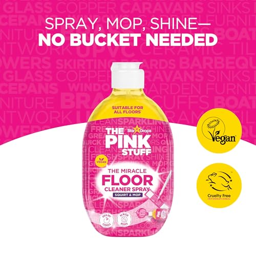 Stardrops - The Pink Stuff - The Miracle Floor Cleaner Spray - Squirt and Mop Multi Pack