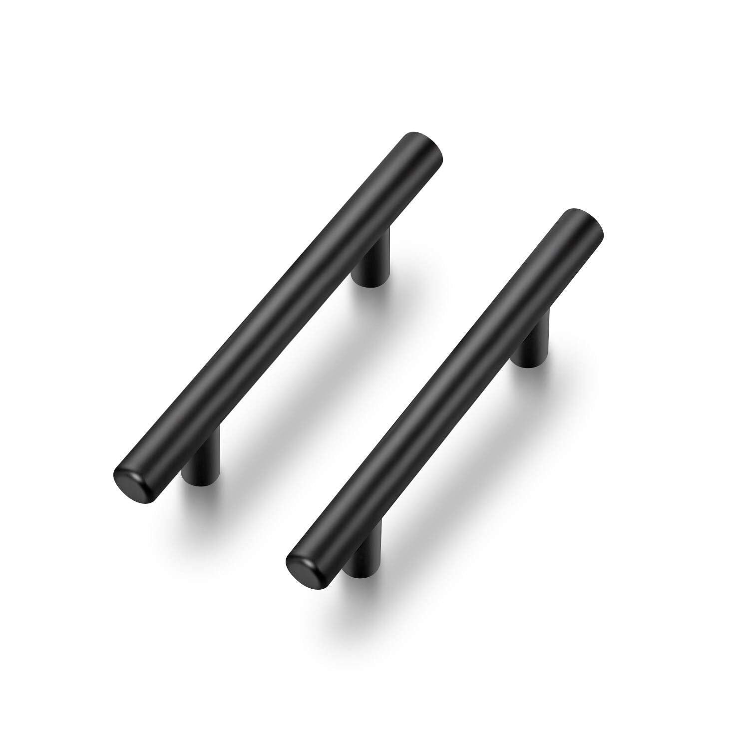 Ravinte 30er Pack | 12,7 cm Schrankgriffe Mattschwarz Edelstahl Küchenschubladengriffe Schrankgriffe 12,7 cm Länge, 7,62 cm Lochabstand