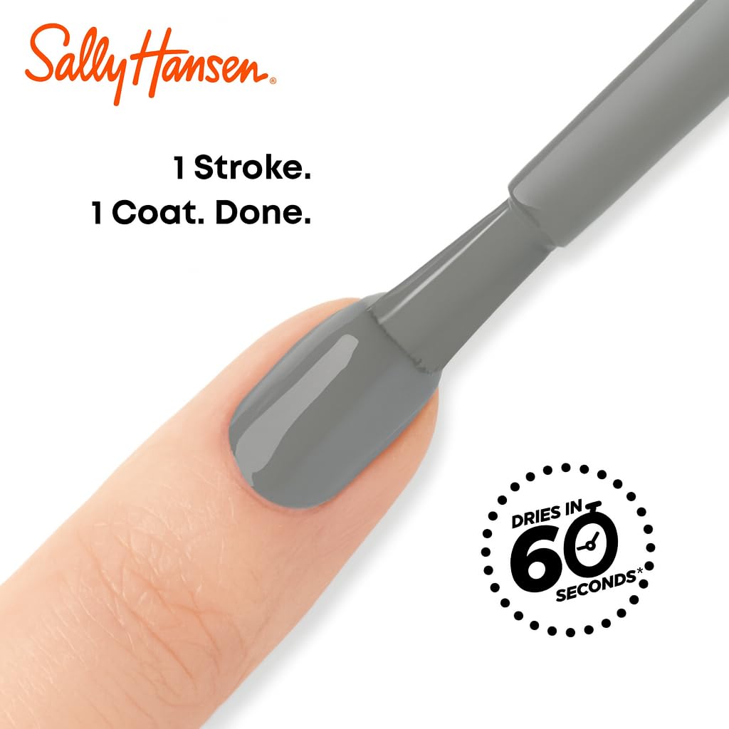 Sally Hansen Insta-Dri®, Clearly Quick, Quick Dry, Long Lasting, Streak-Free Shine, Clear Nail Polish