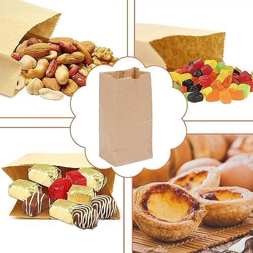 Perfect Stix - Brown Bag 2-100 count, 2lb Brown Paper Bags - Brown Bags - 100 count (Pack of 1)