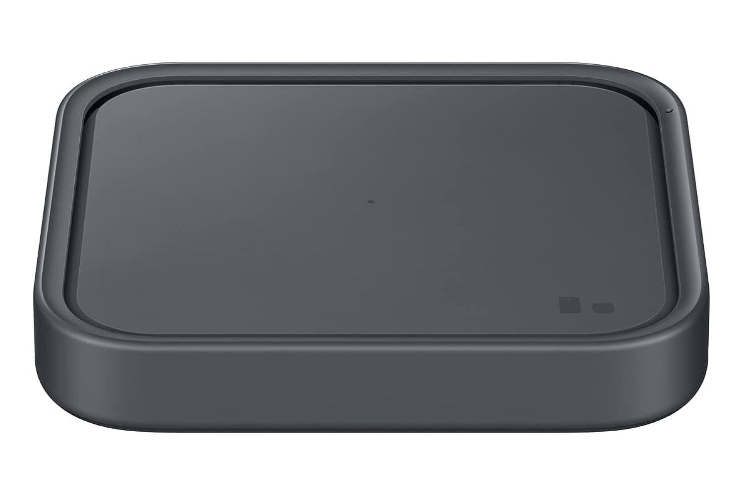Samsung 15W Wireless Charger Single, Cordless Super Fast Charging Pad for Galaxy Phones and Devices, Compact Design, LED Indicator, USB C Cable Included, 2022, US Version, Grey