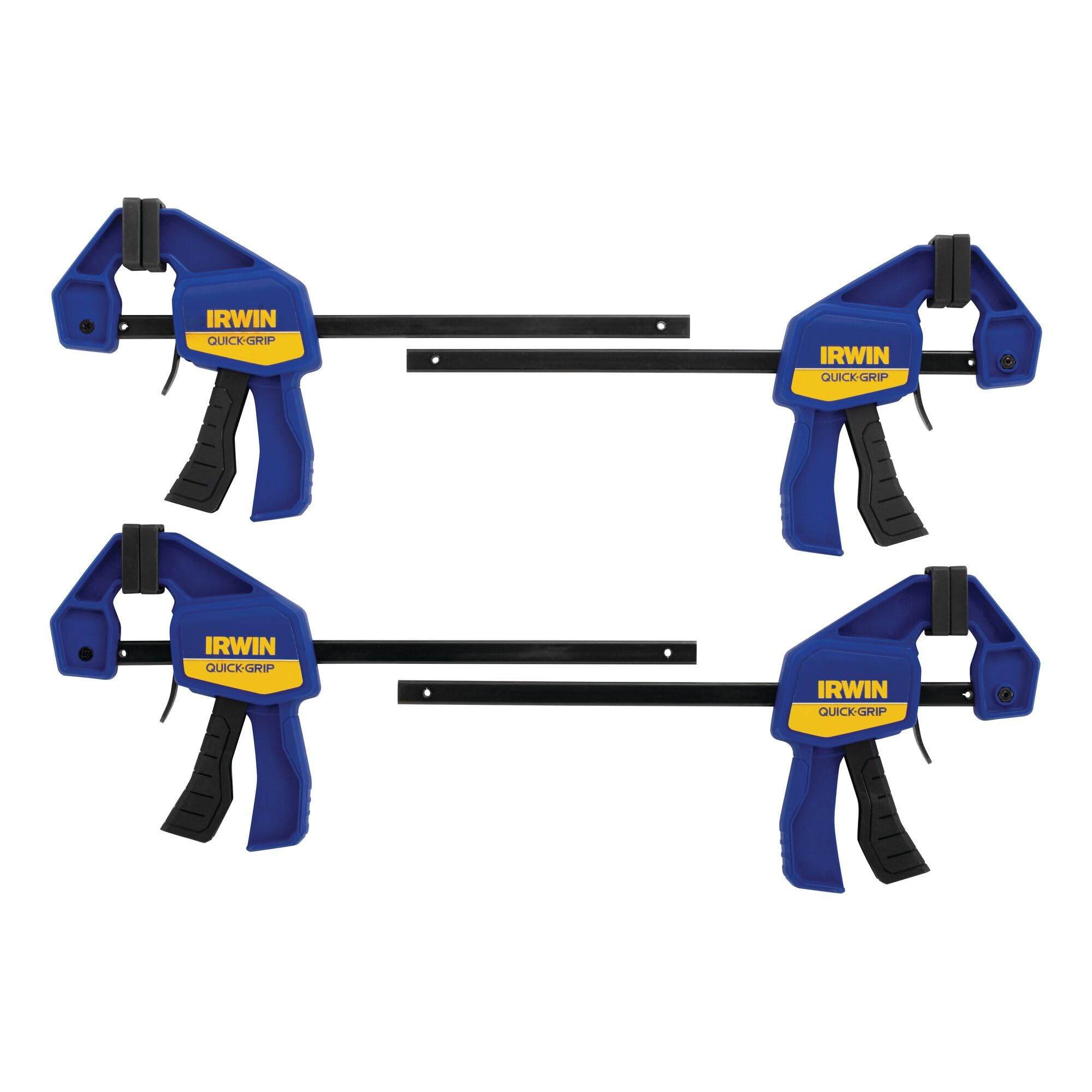 IRWIN QUICK-GRIP 1964758 Einhand-Mini-Zwinge, 4er-Pack, 15 cm