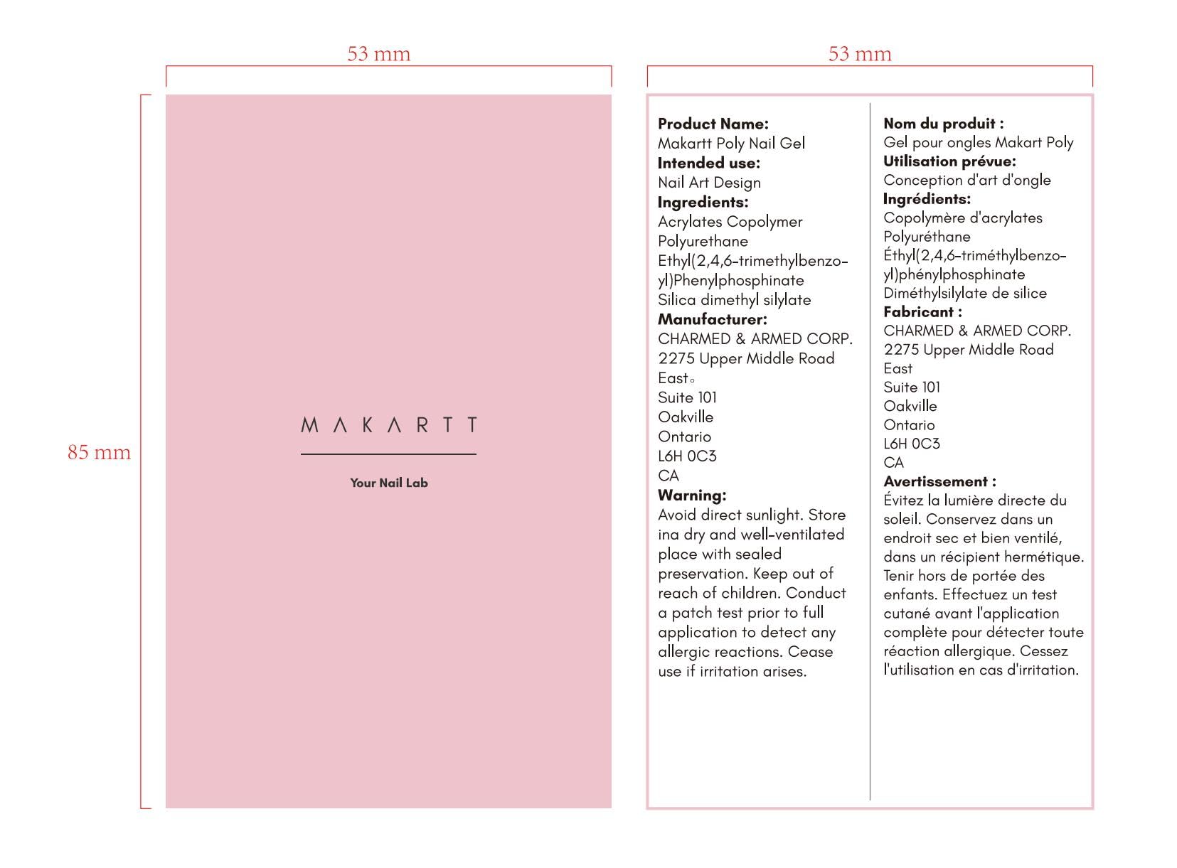Makartt Poly Nail Gel: Clear 50ML Gel Builder for Natural-Looking Strengthener 3D Molding Gel for Trendy Nail Art-Long-Lasting and Easy to Use Supplies